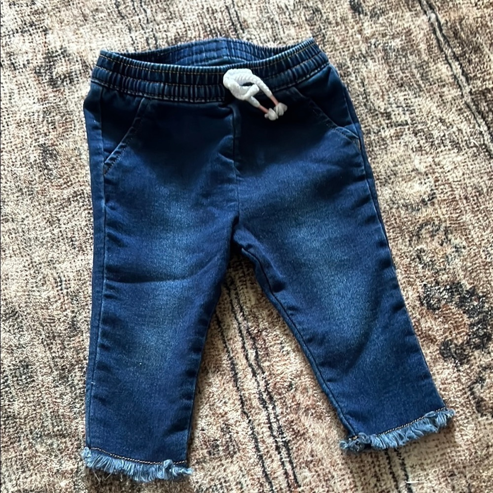 Cat & Jack Denim Blue Jeans 3-6 Months